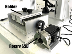 3D Laser Engraving Machine with Large Engraving Area 7 Gold-Silber-Halter und Drehscheibe