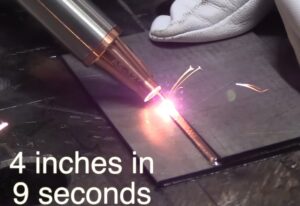 Handheld Laser Welder for Display Sign Frames