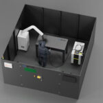 laser protective fence for welder