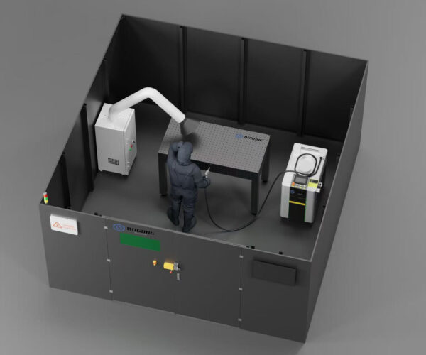 laser protective fence for welder Laser Protective Fence