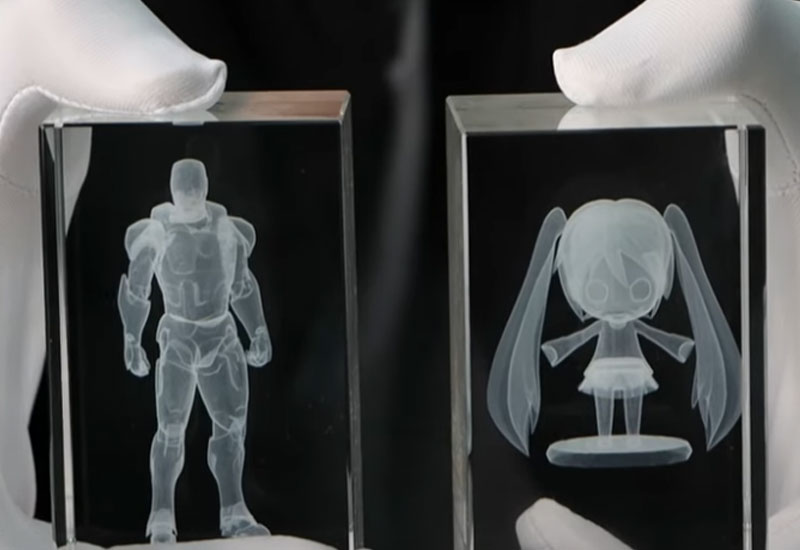 Akrilik için Lazer Gravür Makinesi-3