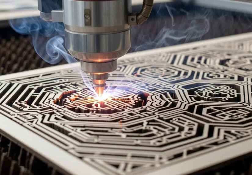 How CO2 Laser Cutting Machines Process Wood Materials