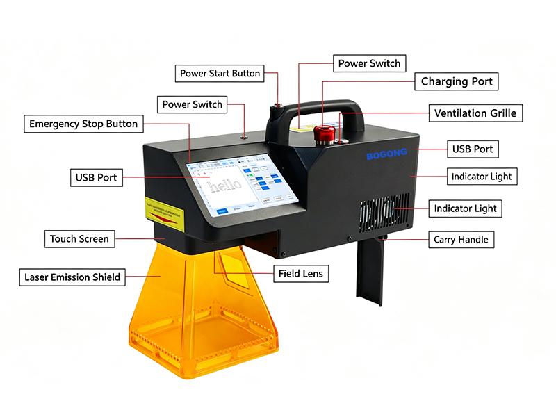 uv laser marker for glass